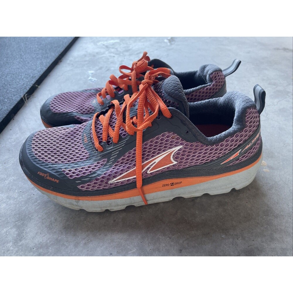 ALTRA Paradigm 3 Zero Drop Women's Running Shoe Size 8 Orange/Purple